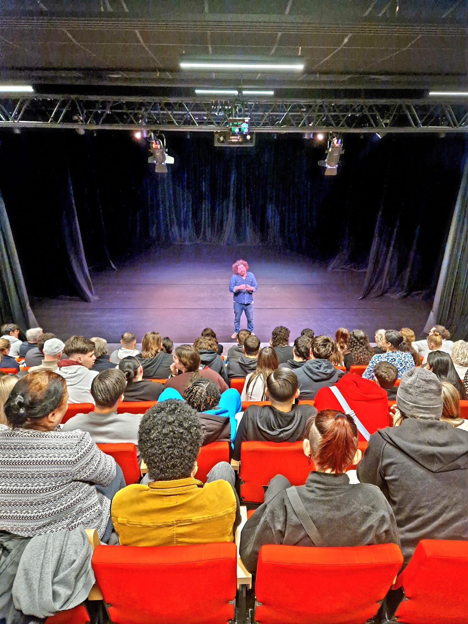 one man show "complètement fumé"